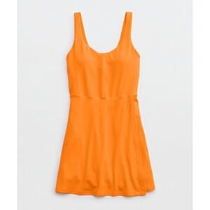 Aerie Vibrant Orange Dress